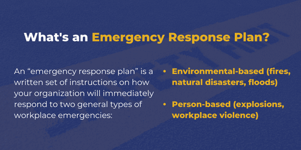 emergency response plan